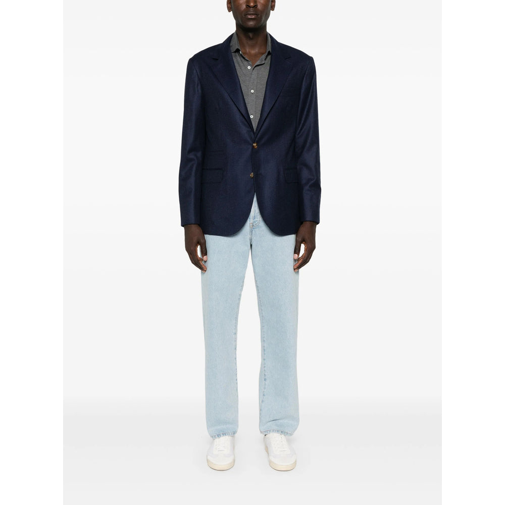 Brunello Cucinelli Grey Shirts Men BRUNELLO CUCINELLI