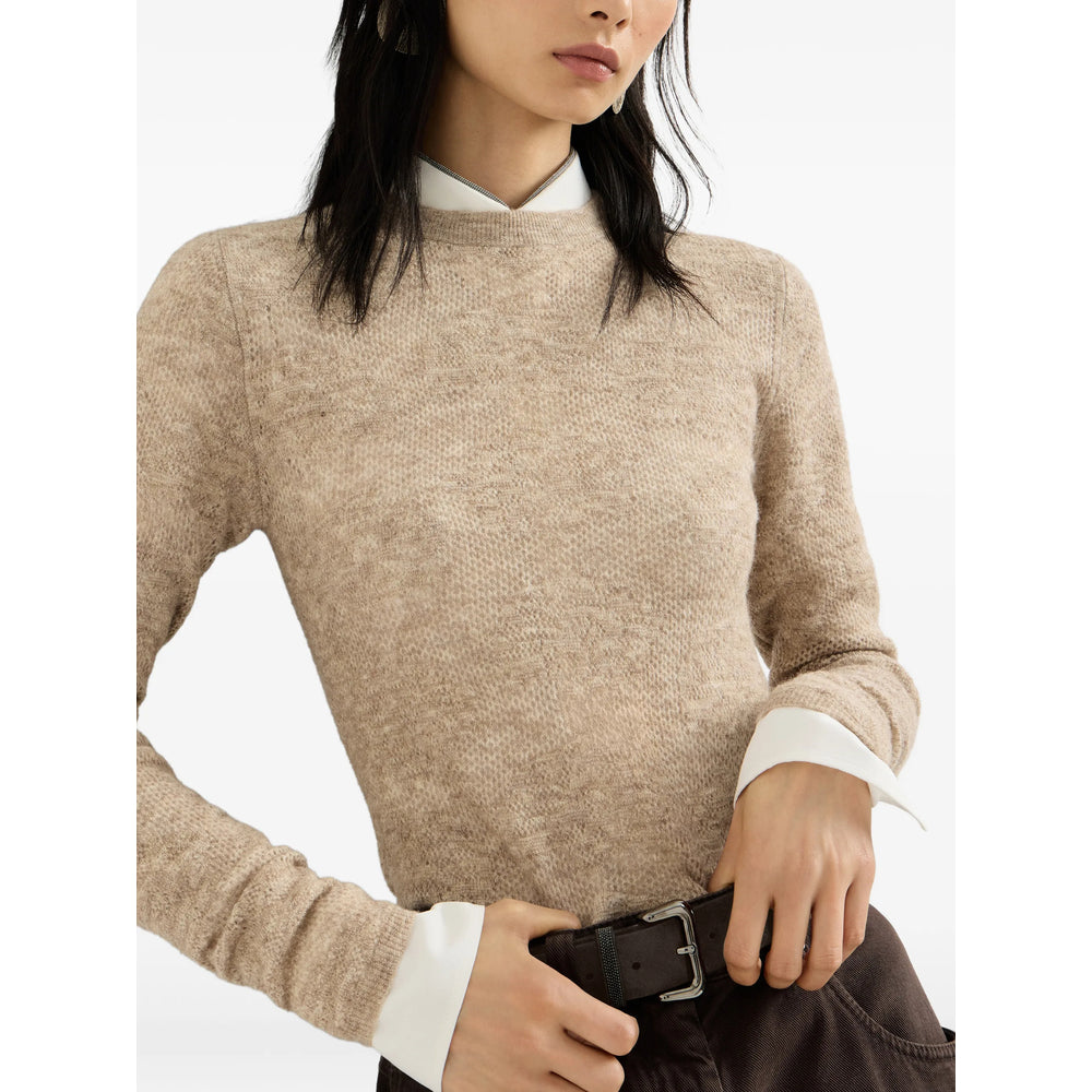 Brunello Cucinelli Neutrals Knitwear - Jumpers Women BRUNELLO CUCINELLI