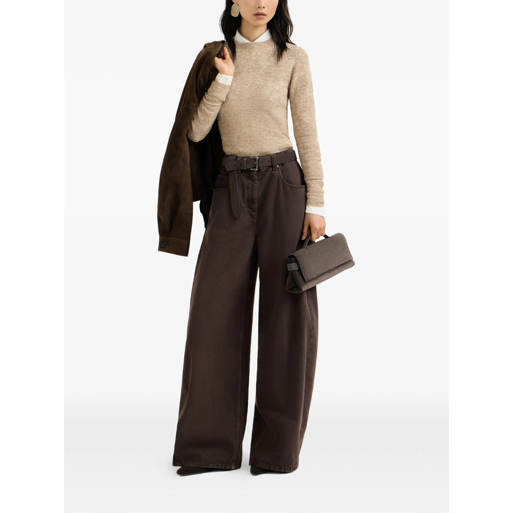 Brunello Cucinelli Neutrals Knitwear - Jumpers Women BRUNELLO CUCINELLI