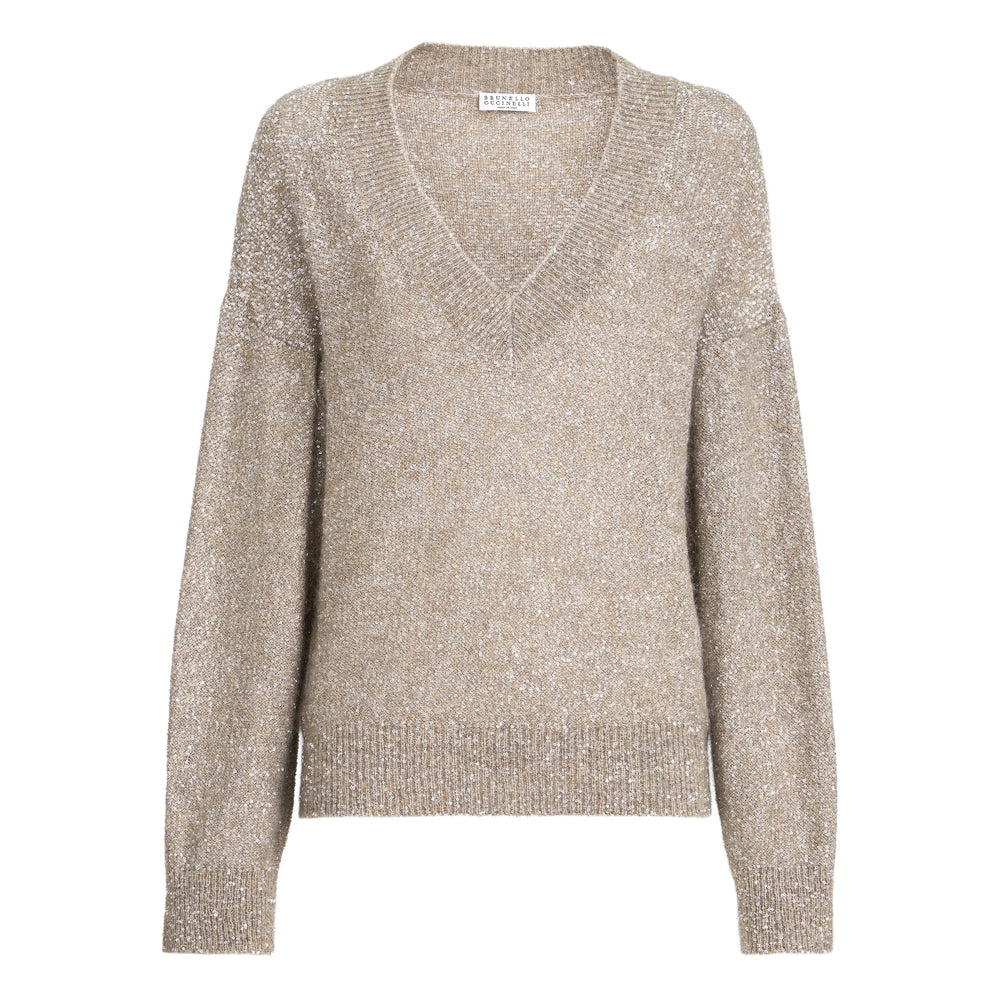 Brunello Cucinelli Neutrals Knitwear - Jumpers Women BRUNELLO CUCINELLI