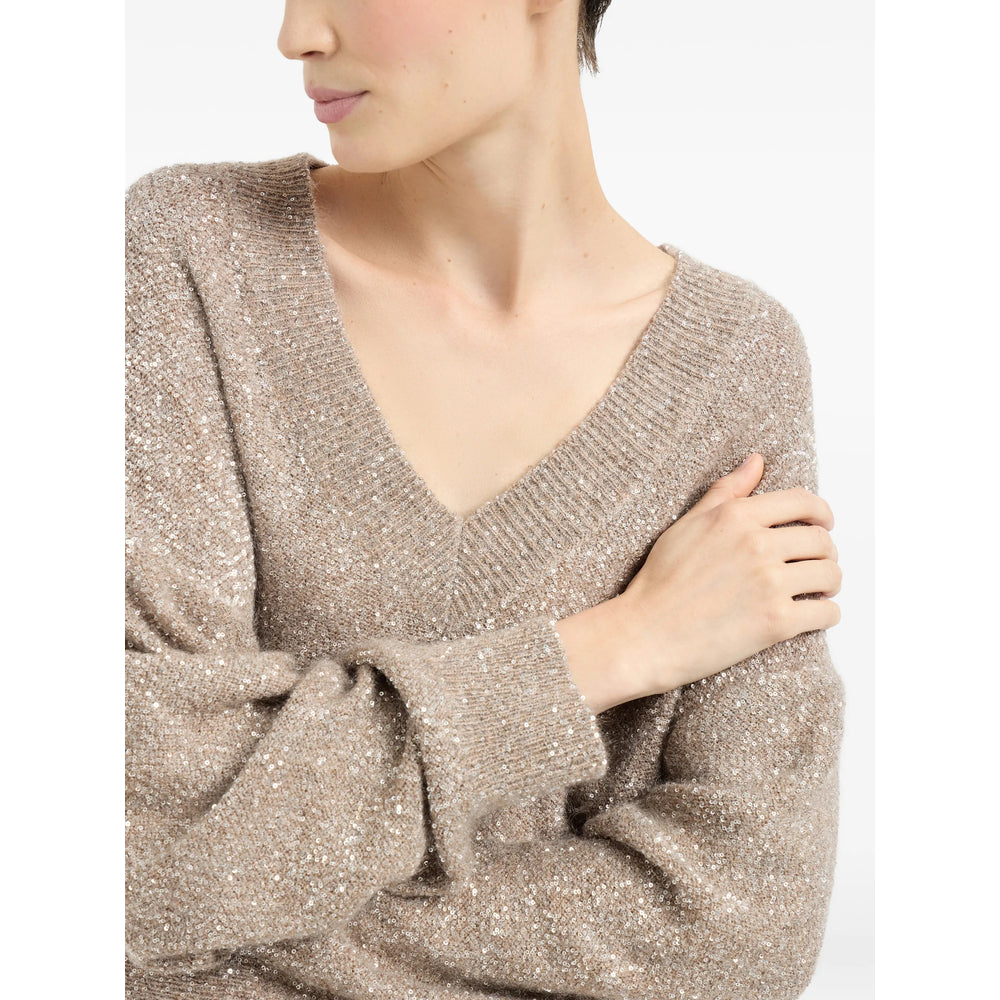 Brunello Cucinelli Neutrals Knitwear - Jumpers Women BRUNELLO CUCINELLI