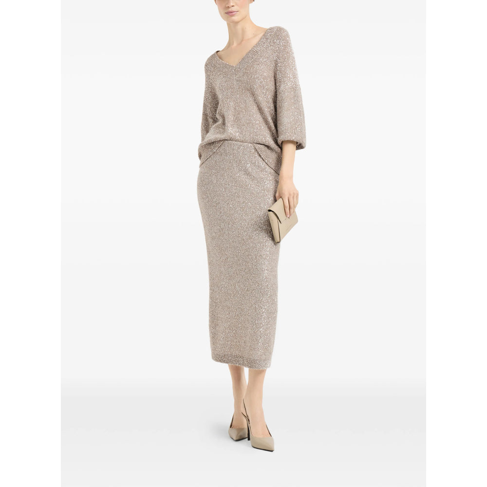 Brunello Cucinelli Neutrals Skirts - Pencil Skirts Women BRUNELLO CUCINELLI