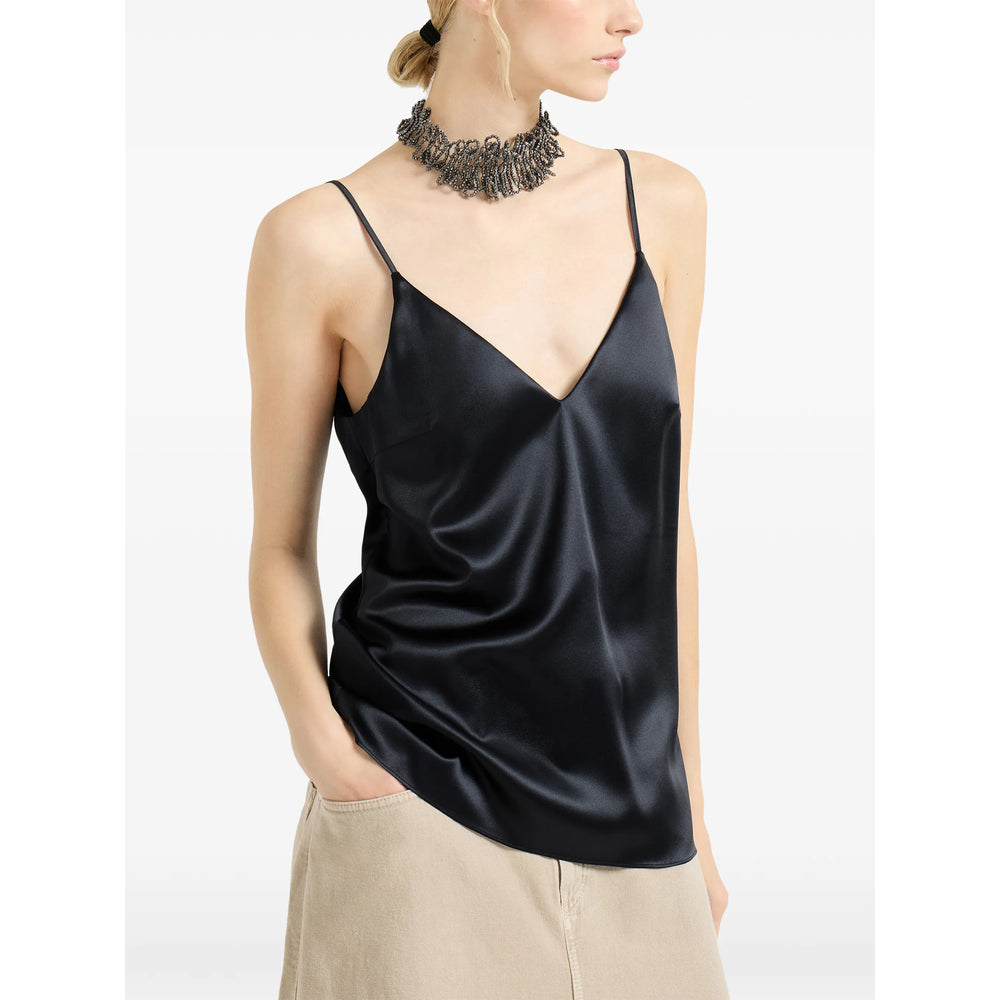 Brunello Cucinelli Black Tops - Vests & Tank Tops Women BRUNELLO CUCINELLI
