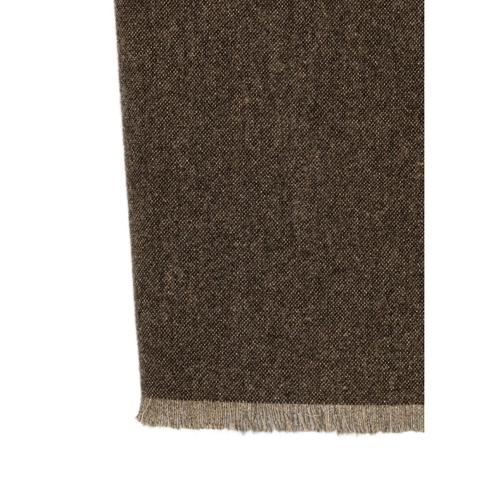 Brunello Cucinelli Brown Scarves Women BRUNELLO CUCINELLI
