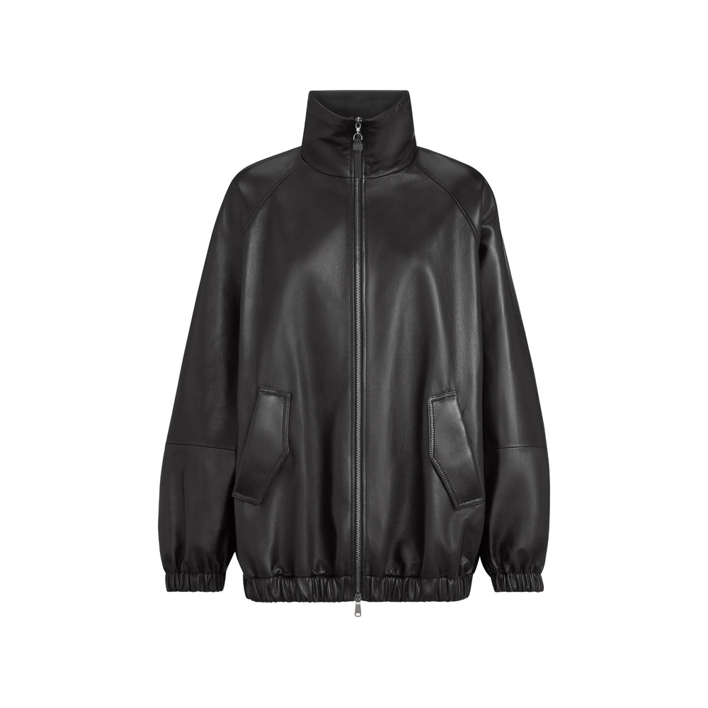 Brunello Cucinelli Black Jackets - Bomber Jackets Women BRUNELLO CUCINELLI