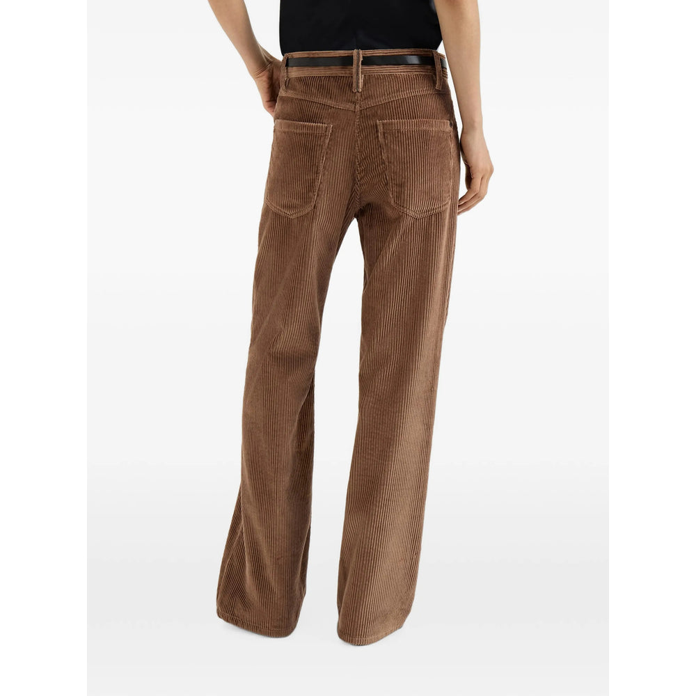 Brunello Cucinelli Brown Trousers - Straight Trousers Women BRUNELLO CUCINELLI