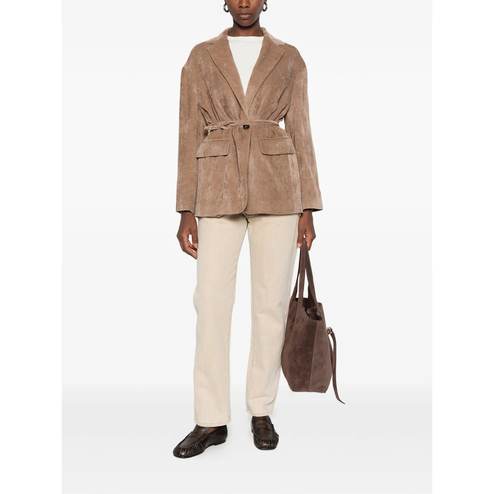 Brunello Cucinelli Neutrals Jackets - Blazers Women BRUNELLO CUCINELLI