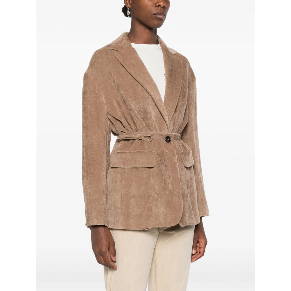 Brunello Cucinelli Neutrals Jackets - Blazers Women BRUNELLO CUCINELLI
