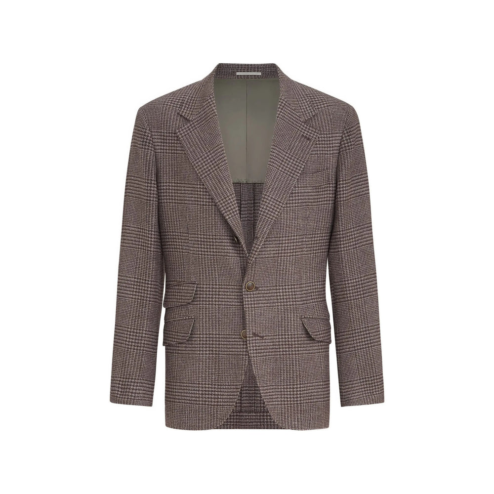 Brunello Cucinelli Brown Jackets - Blazers Men BRUNELLO CUCINELLI