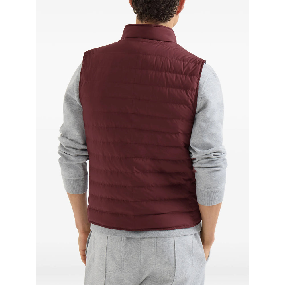 Brunello Cucinelli Red Jackets - Waistcoats & Gilets Men BRUNELLO CUCINELLI
