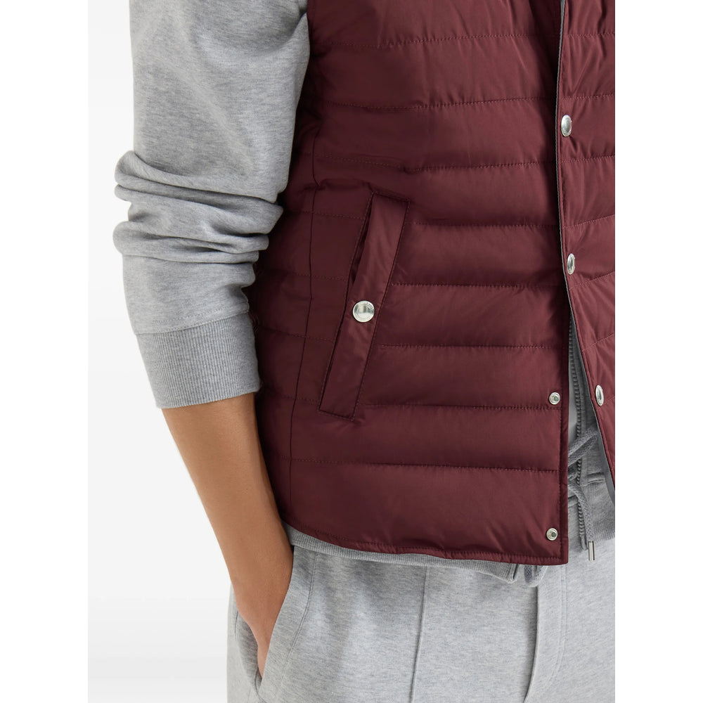 Brunello Cucinelli Red Jackets - Waistcoats & Gilets Men BRUNELLO CUCINELLI