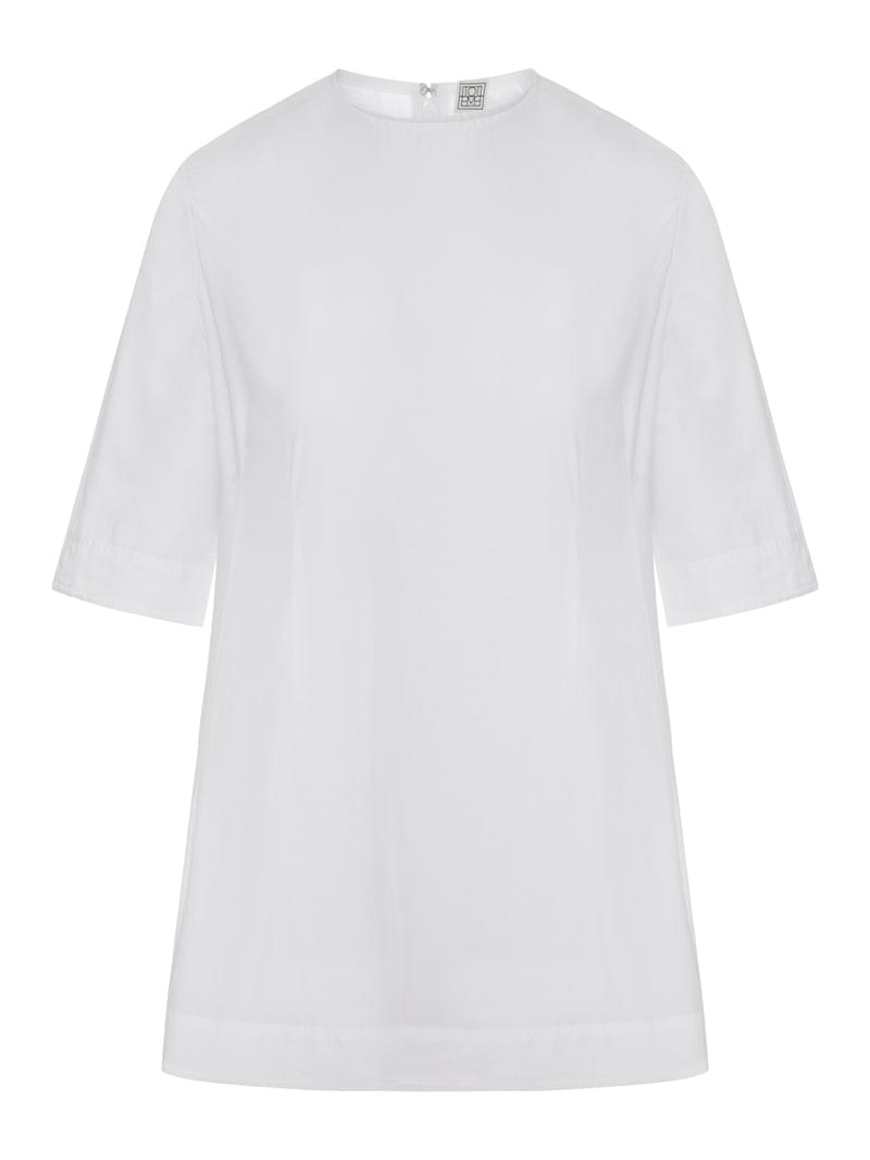 Toteme Women Cotton Top With Short Sleeves TOTEME