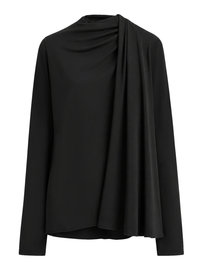 Toteme Women Fluid Draped Cady Blouse TOTEME
