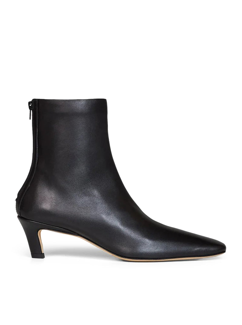 Toteme Women Nappa Mid-Heel Boots Black TOTEME