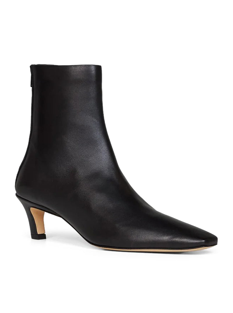 Toteme Women Nappa Mid-Heel Boots Black TOTEME