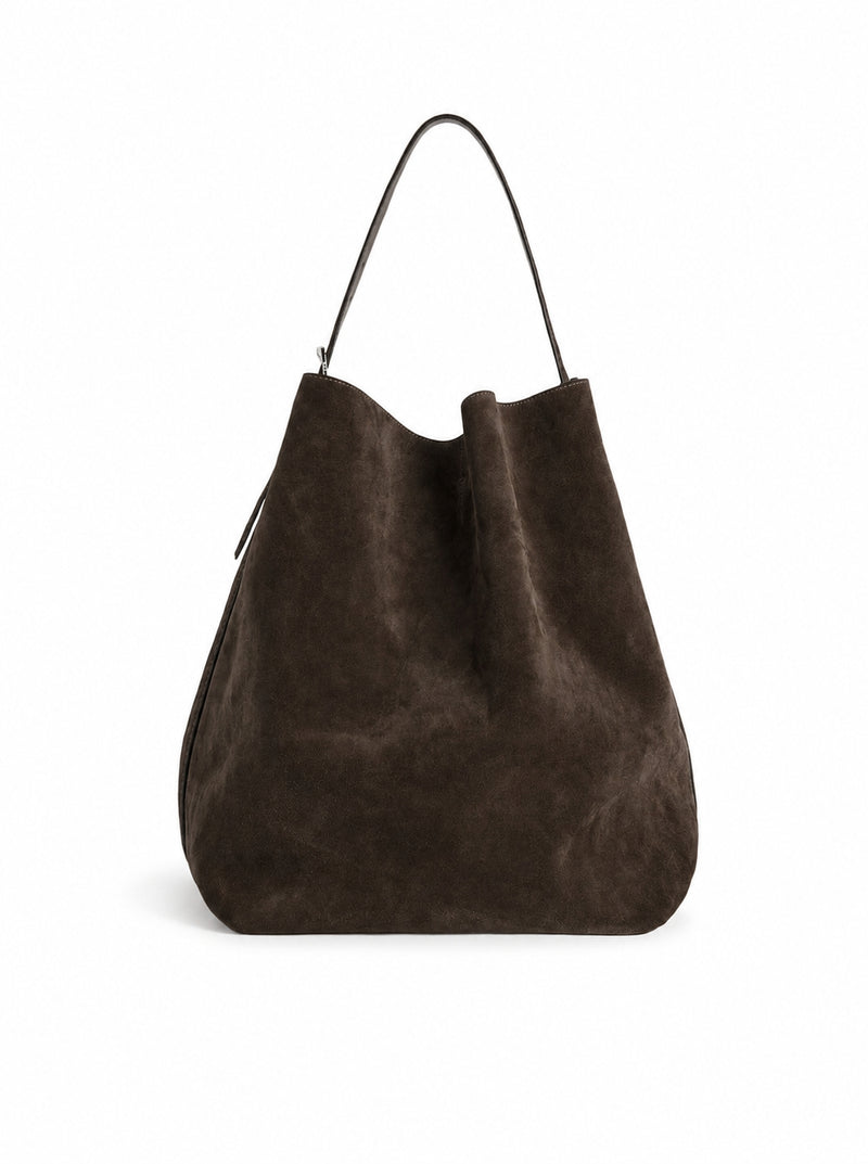 Toteme Women Belteg Tote Suede Bag TOTEME