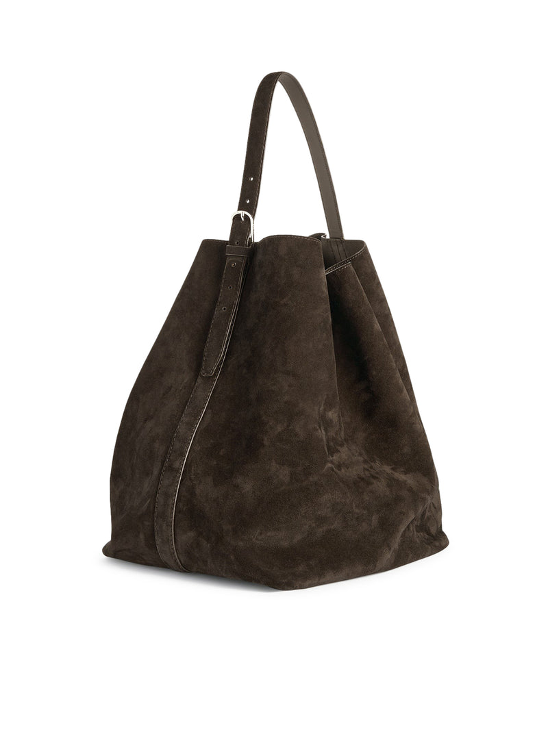 Toteme Women Belteg Tote Suede Bag TOTEME