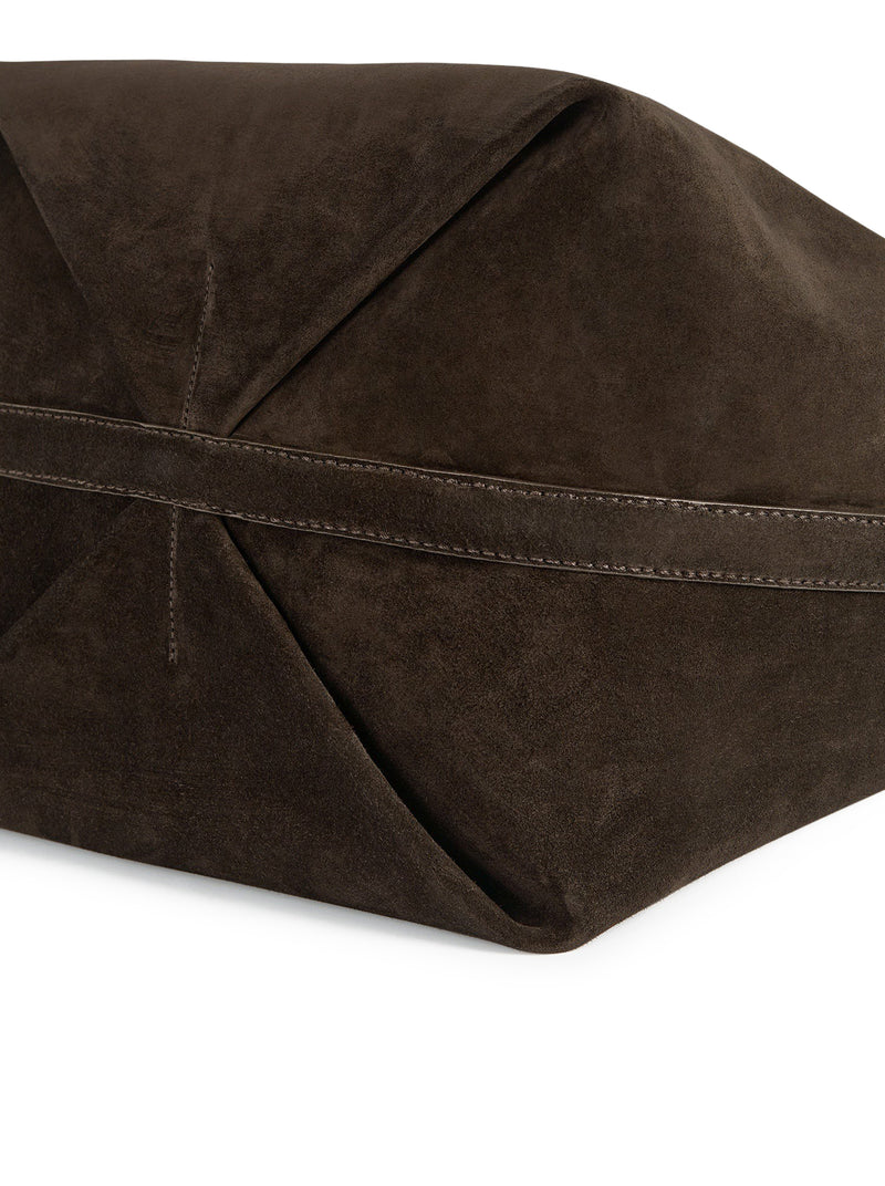 Toteme Women Belteg Tote Suede Bag TOTEME