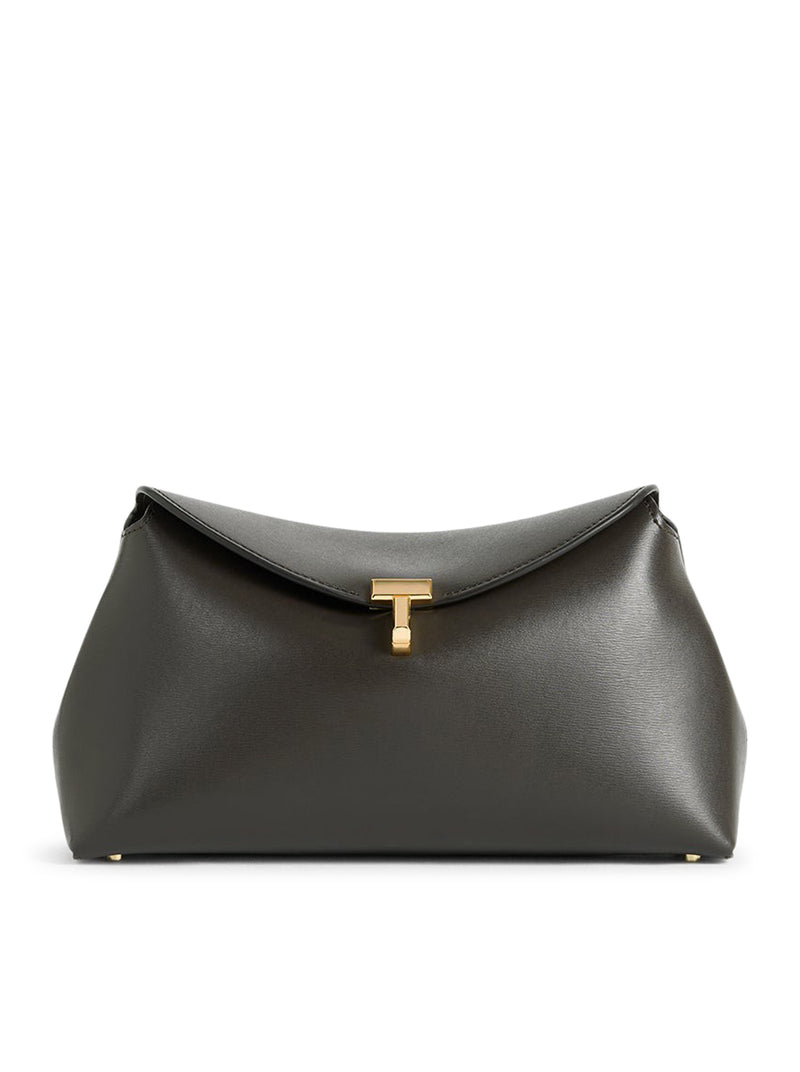 Toteme Women T-Lock Leather Clutch TOTEME