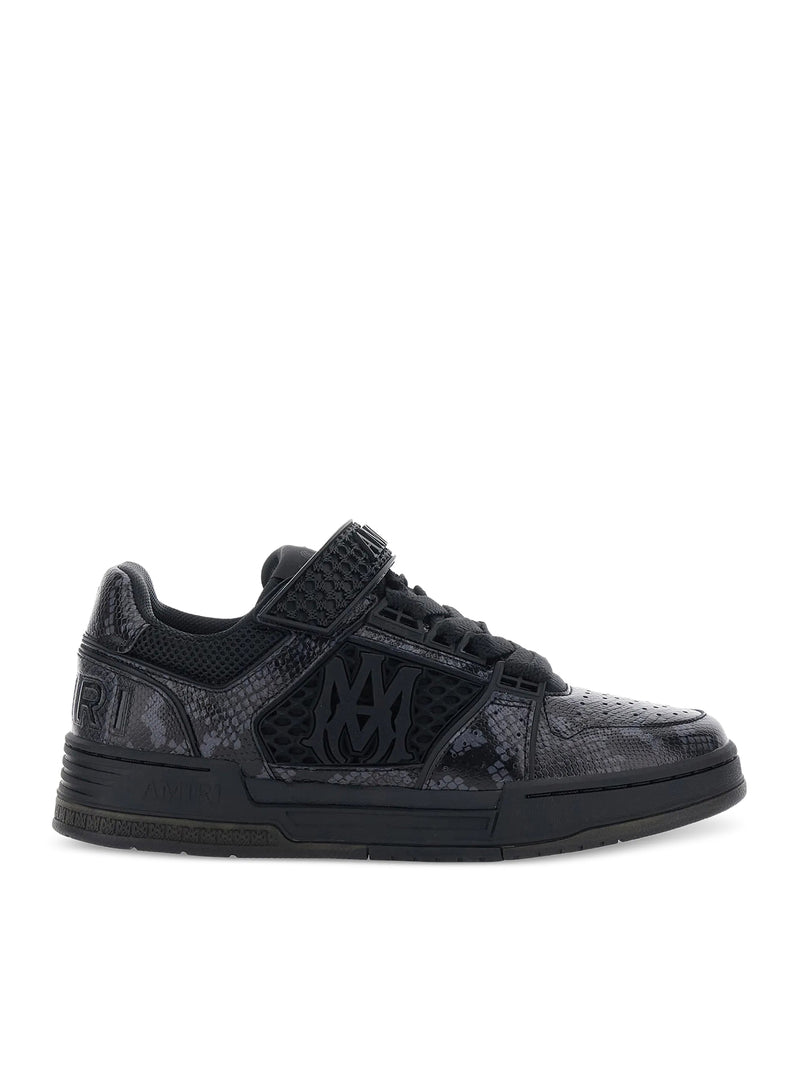 Amiri Men Skyline Sneaker In Leather And Mesh With Python Print AMIRI