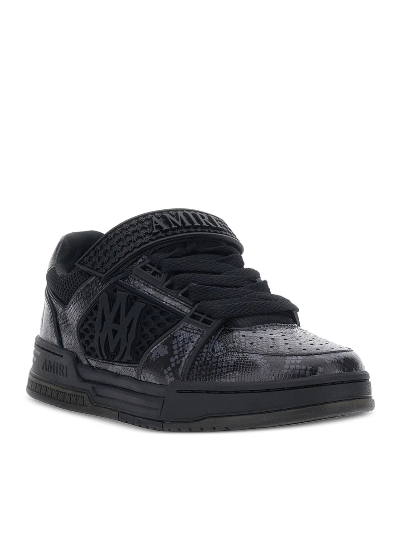 Amiri Men Skyline Sneaker In Leather And Mesh With Python Print AMIRI