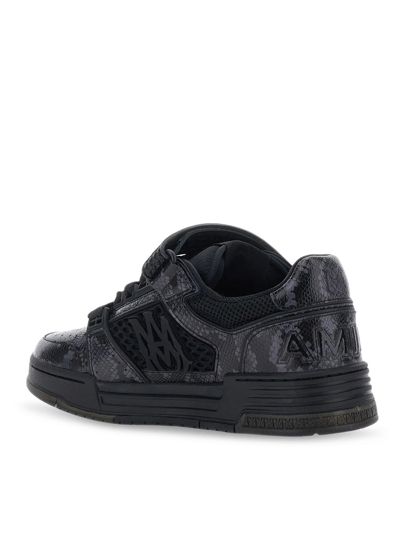 Amiri Men Skyline Sneaker In Leather And Mesh With Python Print AMIRI