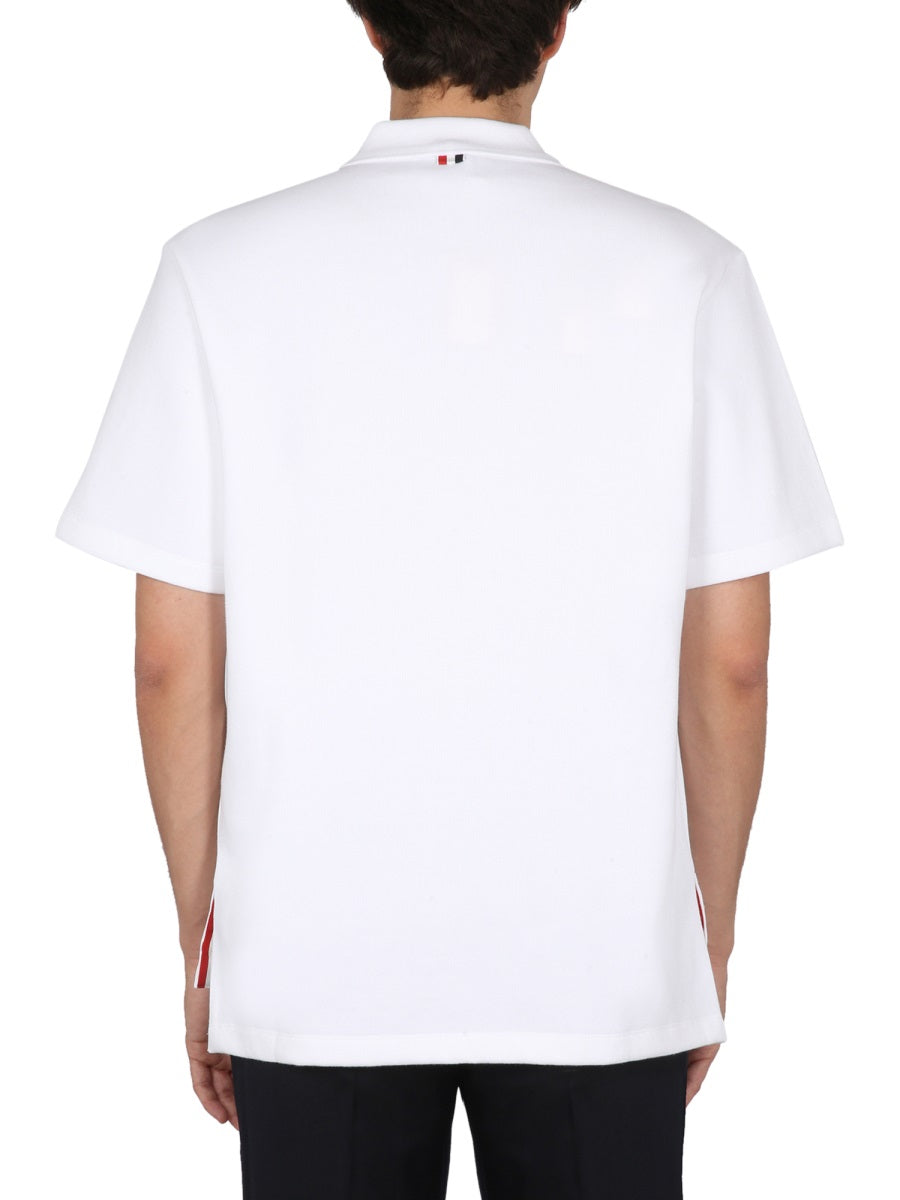 Thom Browne Men Cotton Polo THOM BROWNE