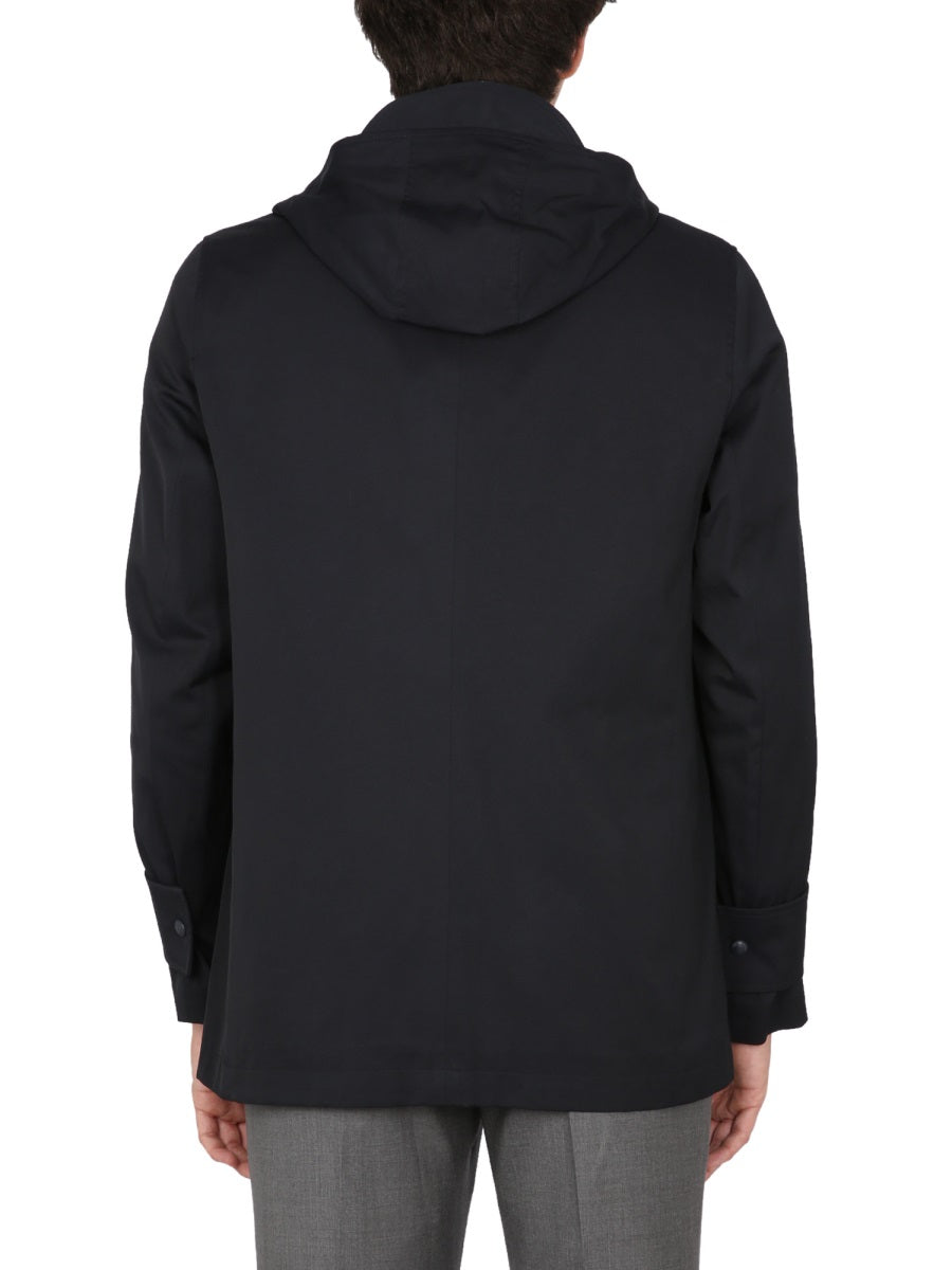 Thom Browne Men Nylon Parka. THOM BROWNE