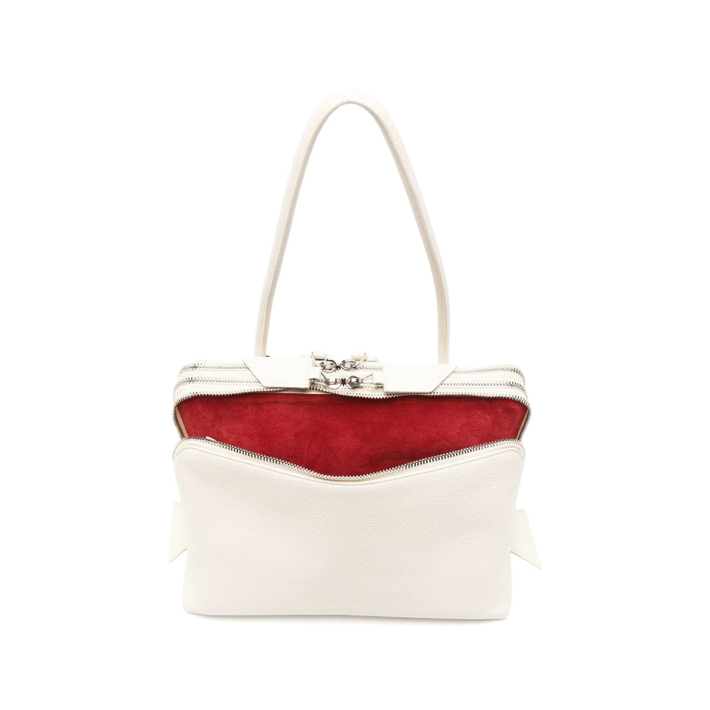 The Attico White Tote Bags Women THE ATTICO