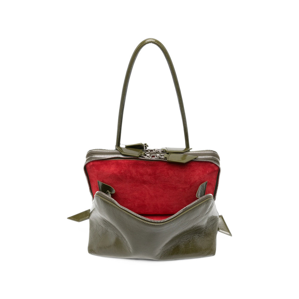 The Attico Green Tote Bags Women THE ATTICO