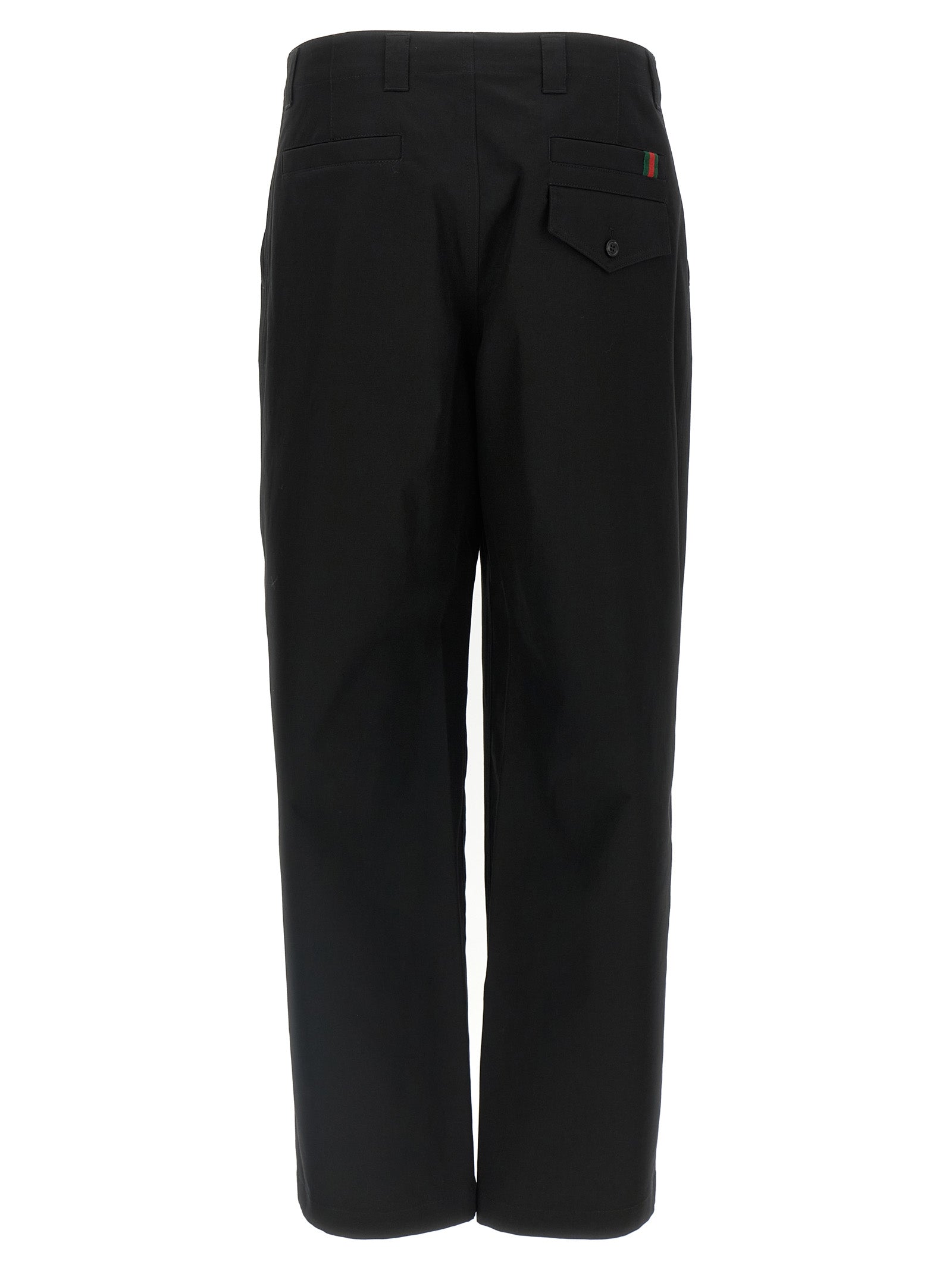 Gucci Men Nastro Web Twill Pants GUCCI