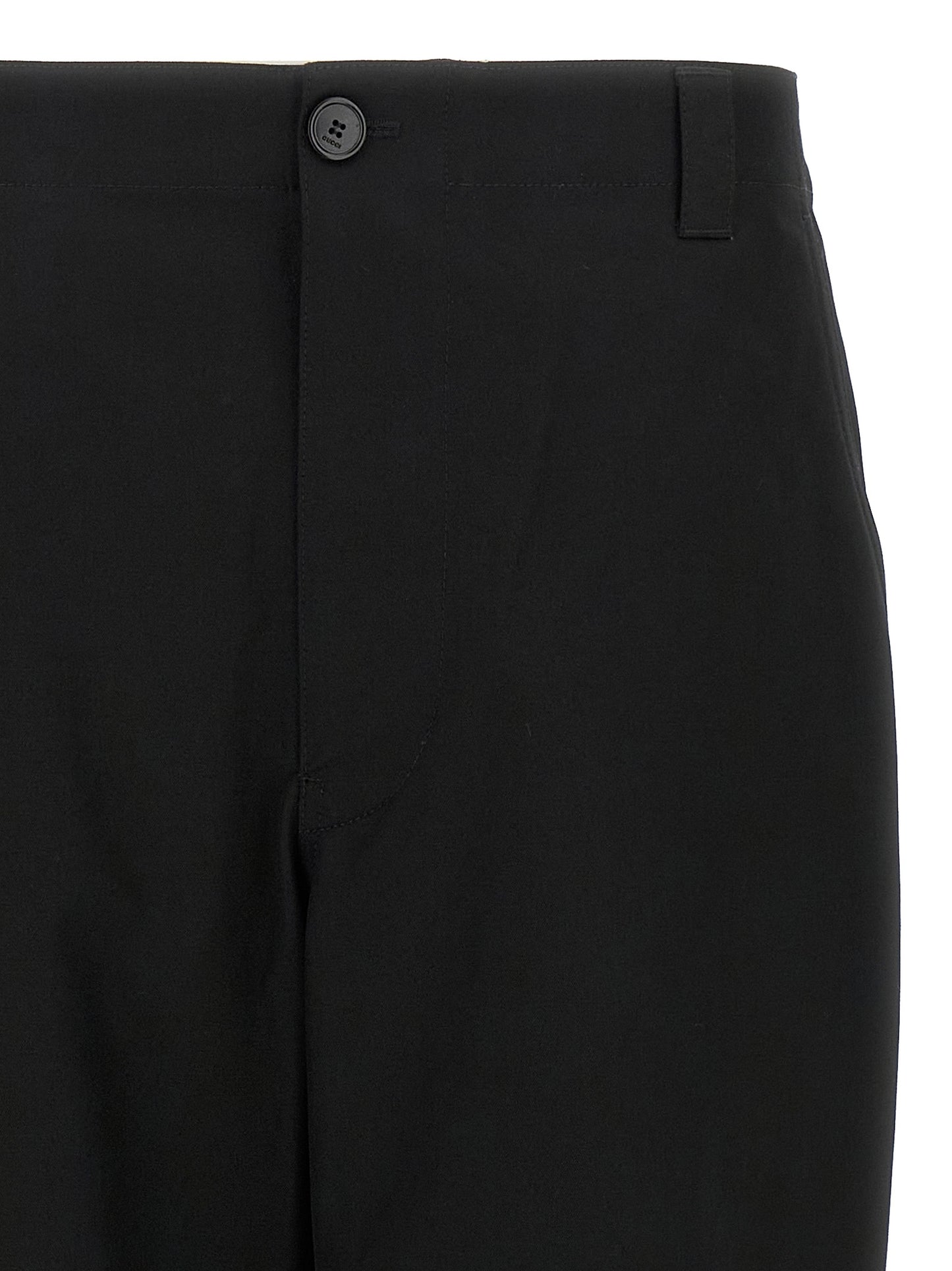 Gucci Men Nastro Web Twill Pants GUCCI