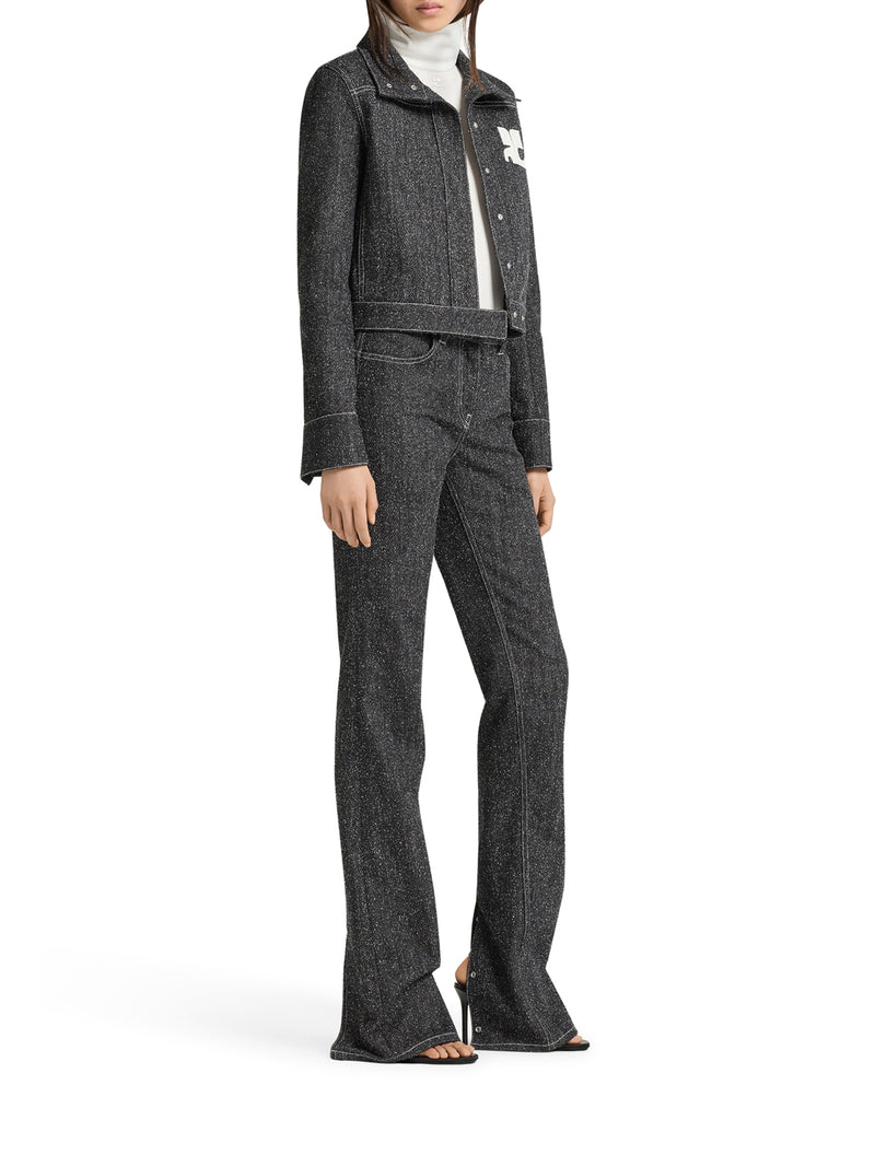 Courreges Women Denim Tweed Jacket COURREGES