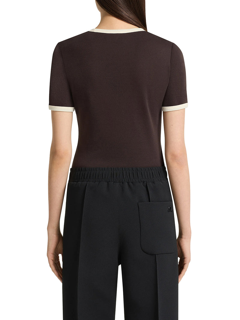 Courreges Women T-Shirt With Contrasting Trim COURREGES