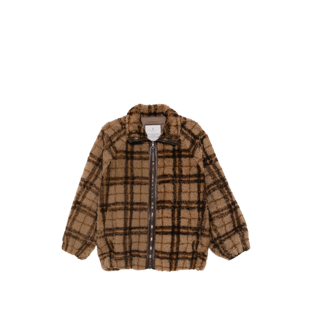 Brunello Cucinelli Brown Jackets - Faux Fur & Shearling Jackets Women BRUNELLO CUCINELLI