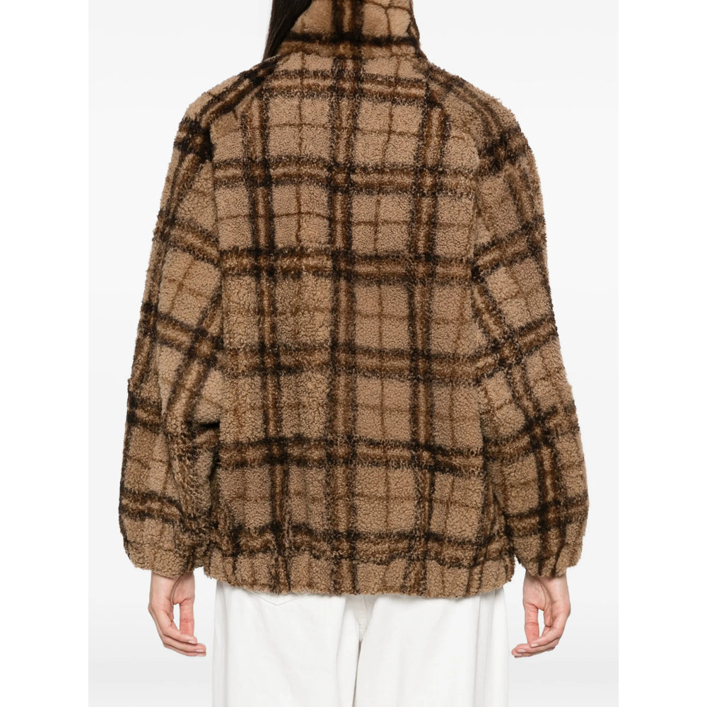 Brunello Cucinelli Brown Jackets - Faux Fur & Shearling Jackets Women BRUNELLO CUCINELLI