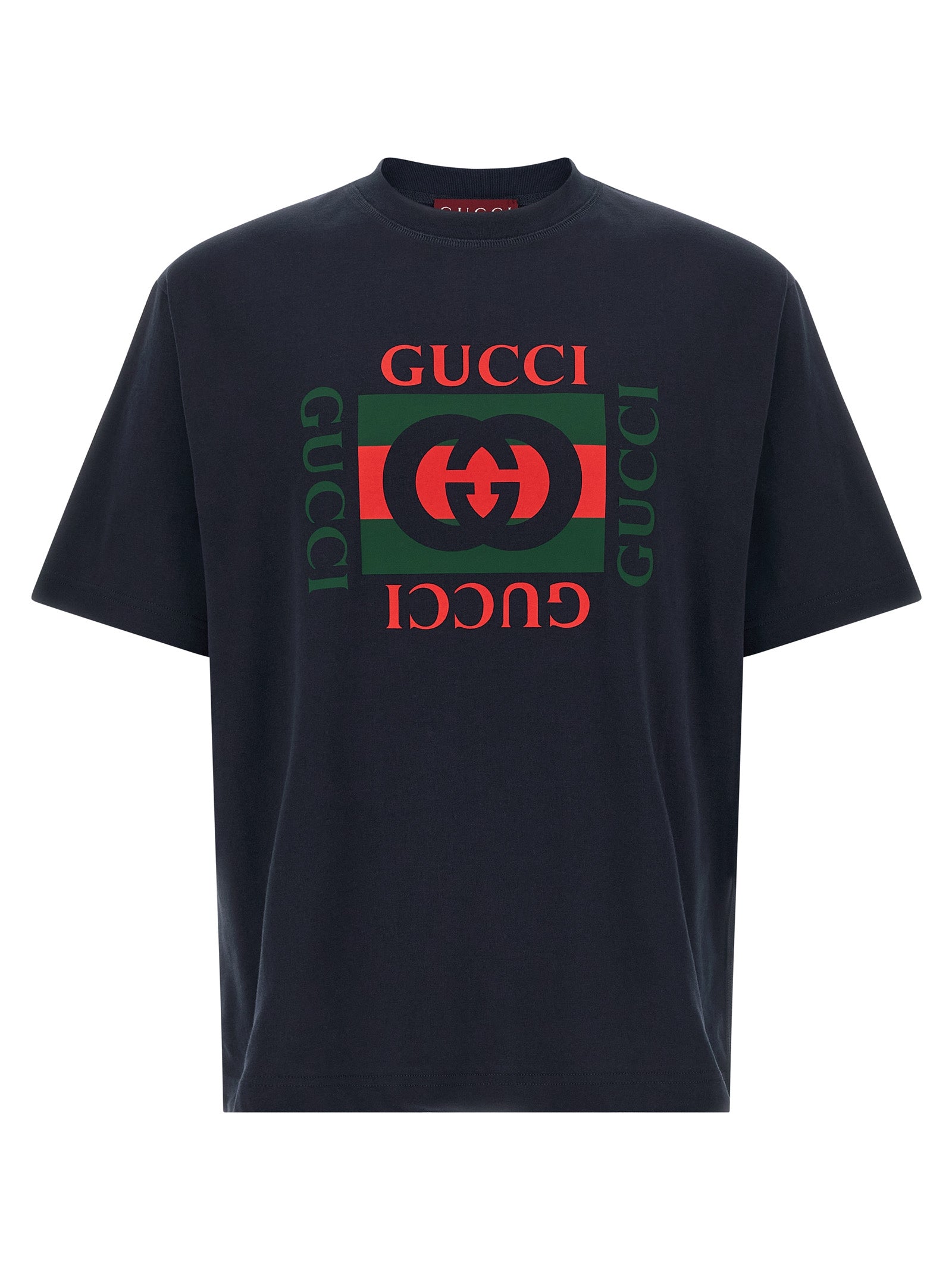 Gucci Men Logo Print T-Shirt GUCCI