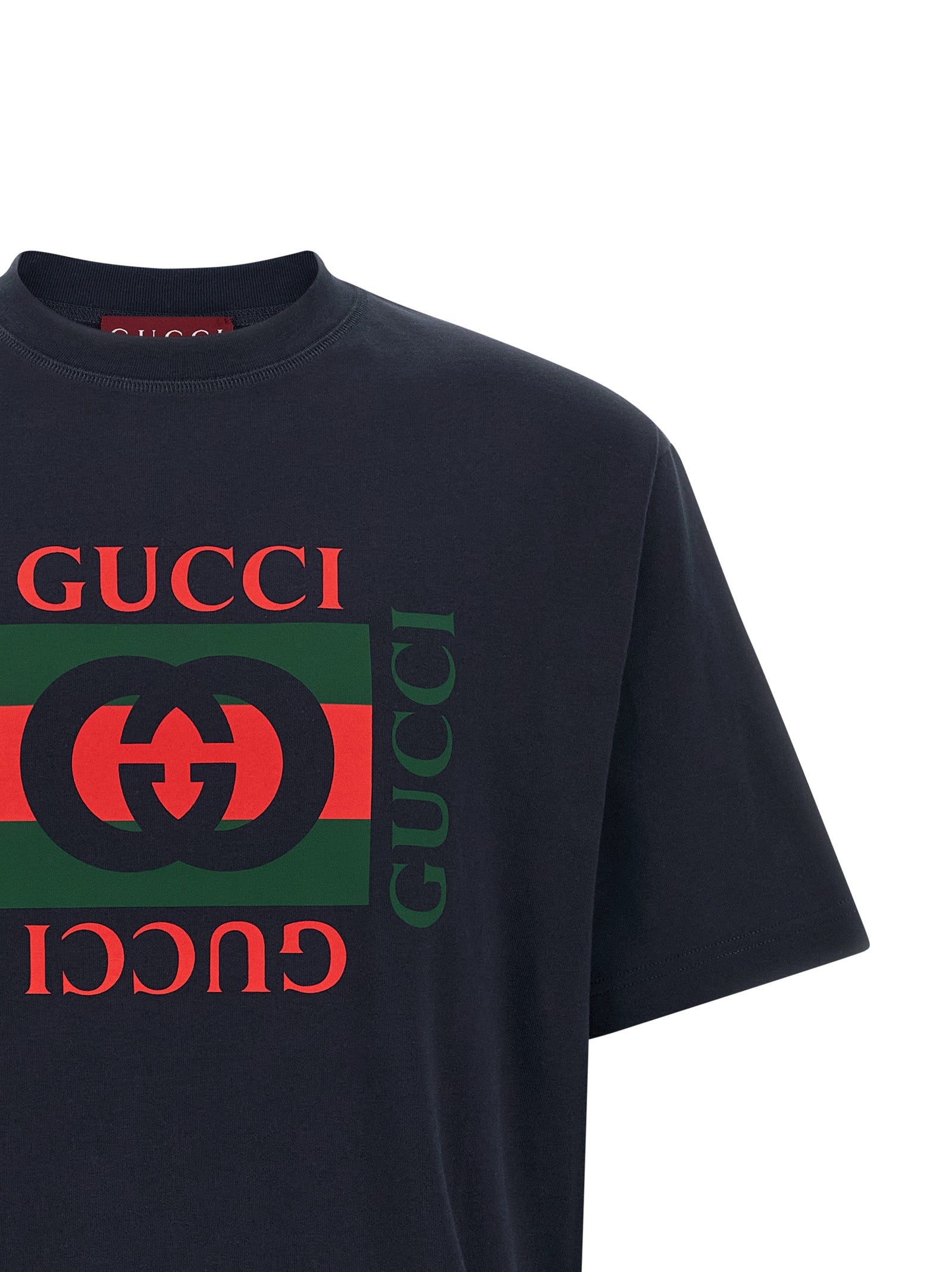 Gucci Men Logo Print T-Shirt GUCCI