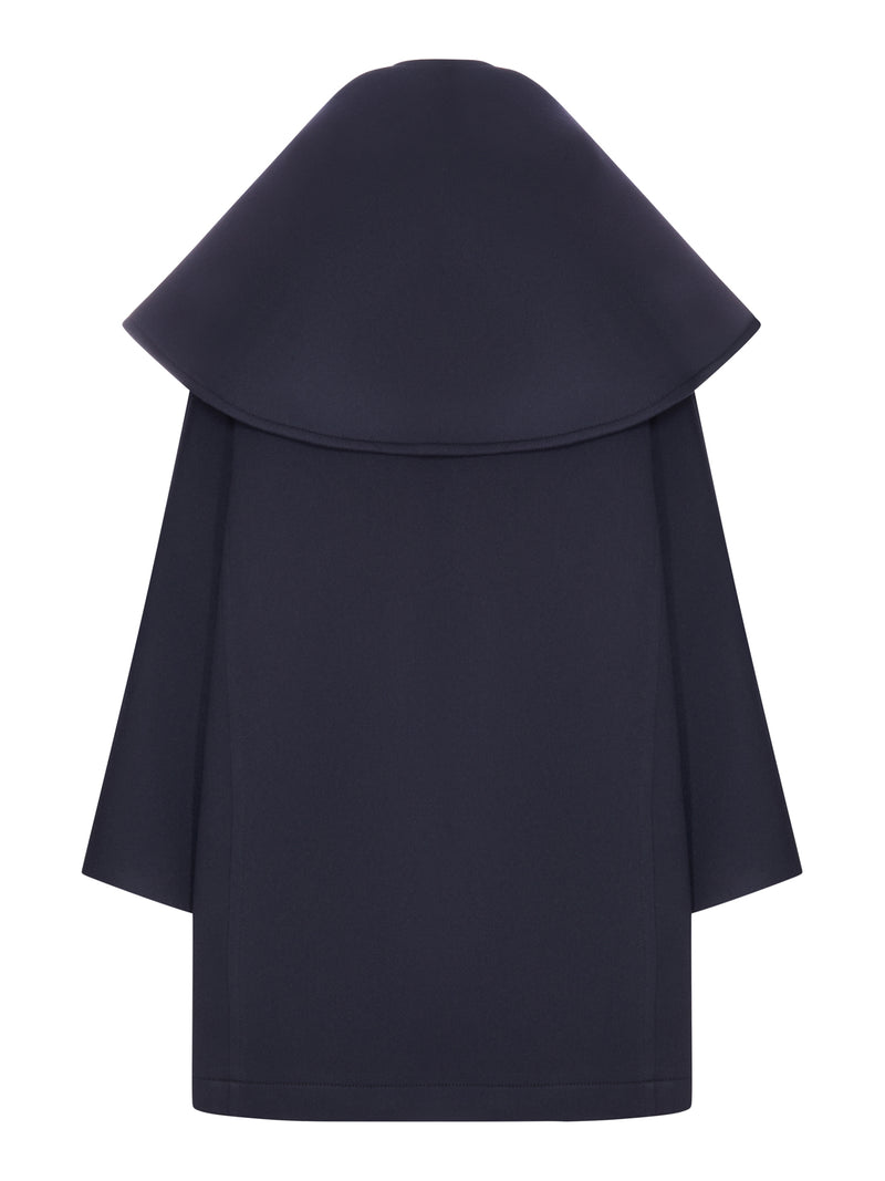 Bottega Veneta Women Coat With Oversized Draped Collar BOTTEGA VENETA