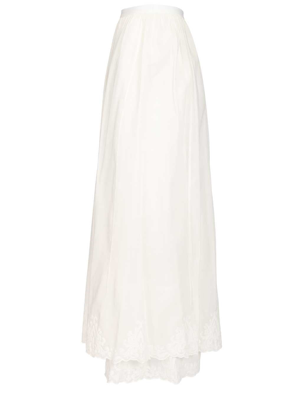 Forte_Forte Women Embroidered Voile Long Skirt FORTE FORTE