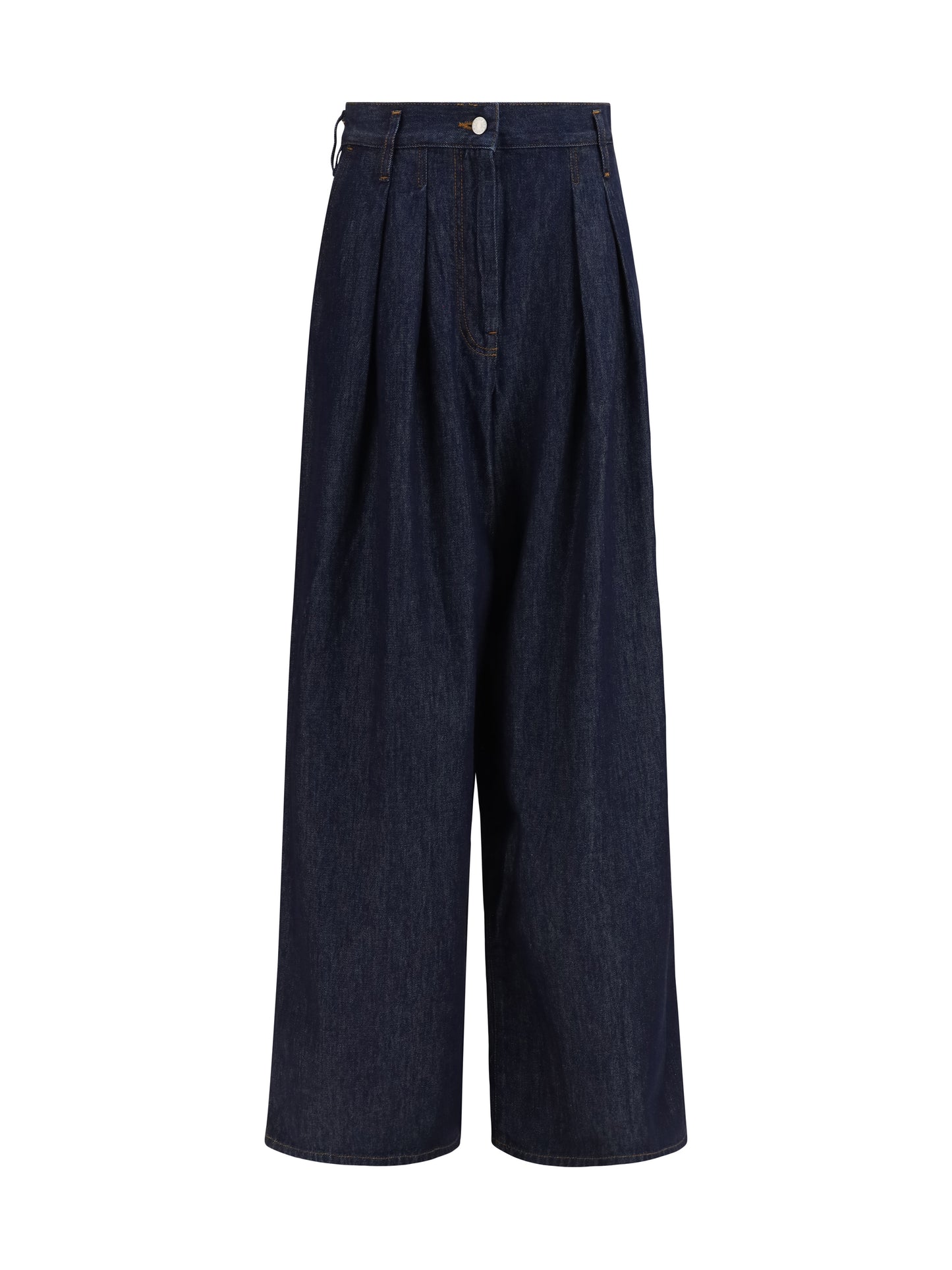 Dries Van Noten Women Wide-Leg Jeans With Pleats DRIES VAN NOTEN