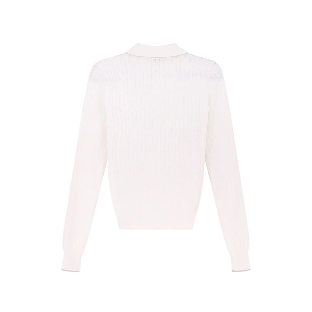 Brunello Cucinelli White Tops - Polo Tops Women BRUNELLO CUCINELLI