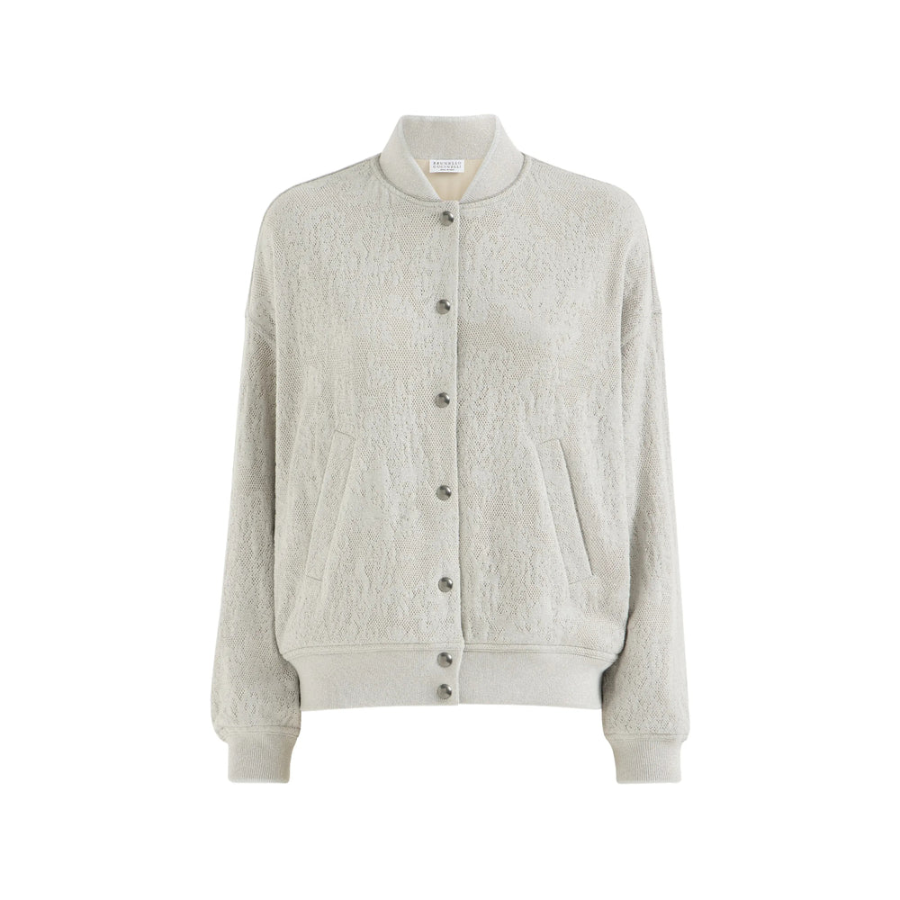 Brunello Cucinelli Grey Tops - Sweatshirts Women BRUNELLO CUCINELLI