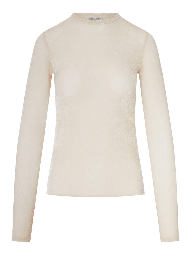 Forte Forte Women Marbled Velvet Effect T-Shirt FORTE FORTE