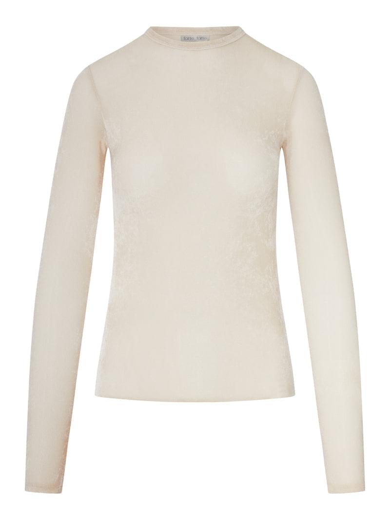 Forte Forte Women Marbled Velvet Effect T-Shirt FORTE FORTE