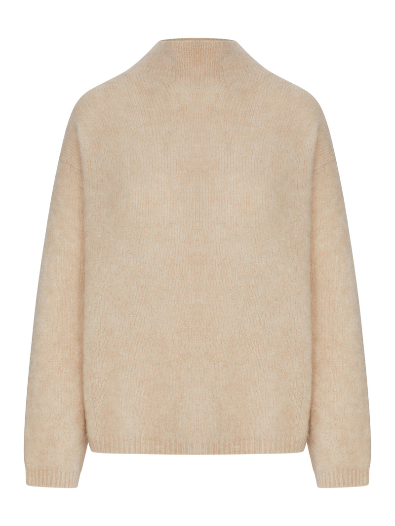 Forte Forte Women Alpaca Blend Sweater With High Neck FORTE FORTE