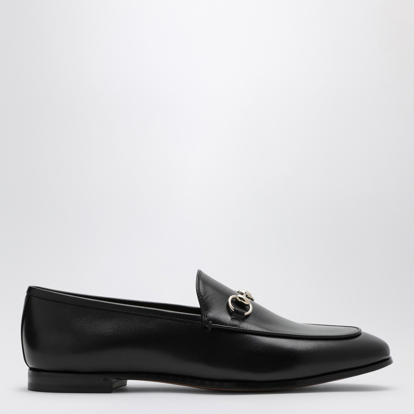 Gucci Black Leather Jordaan Loafer Women GUCCI