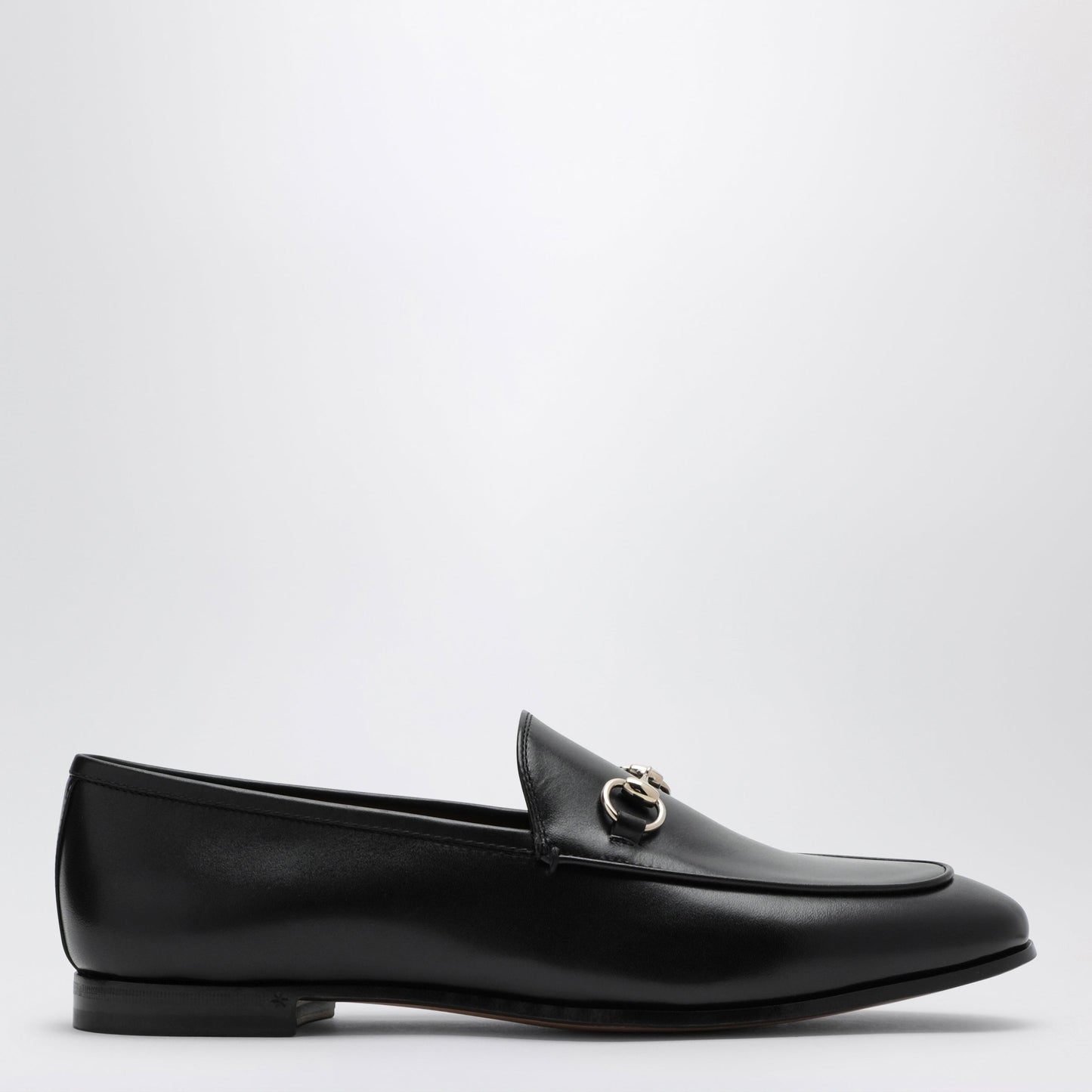 Gucci Black Leather Jordaan Loafer Women GUCCI