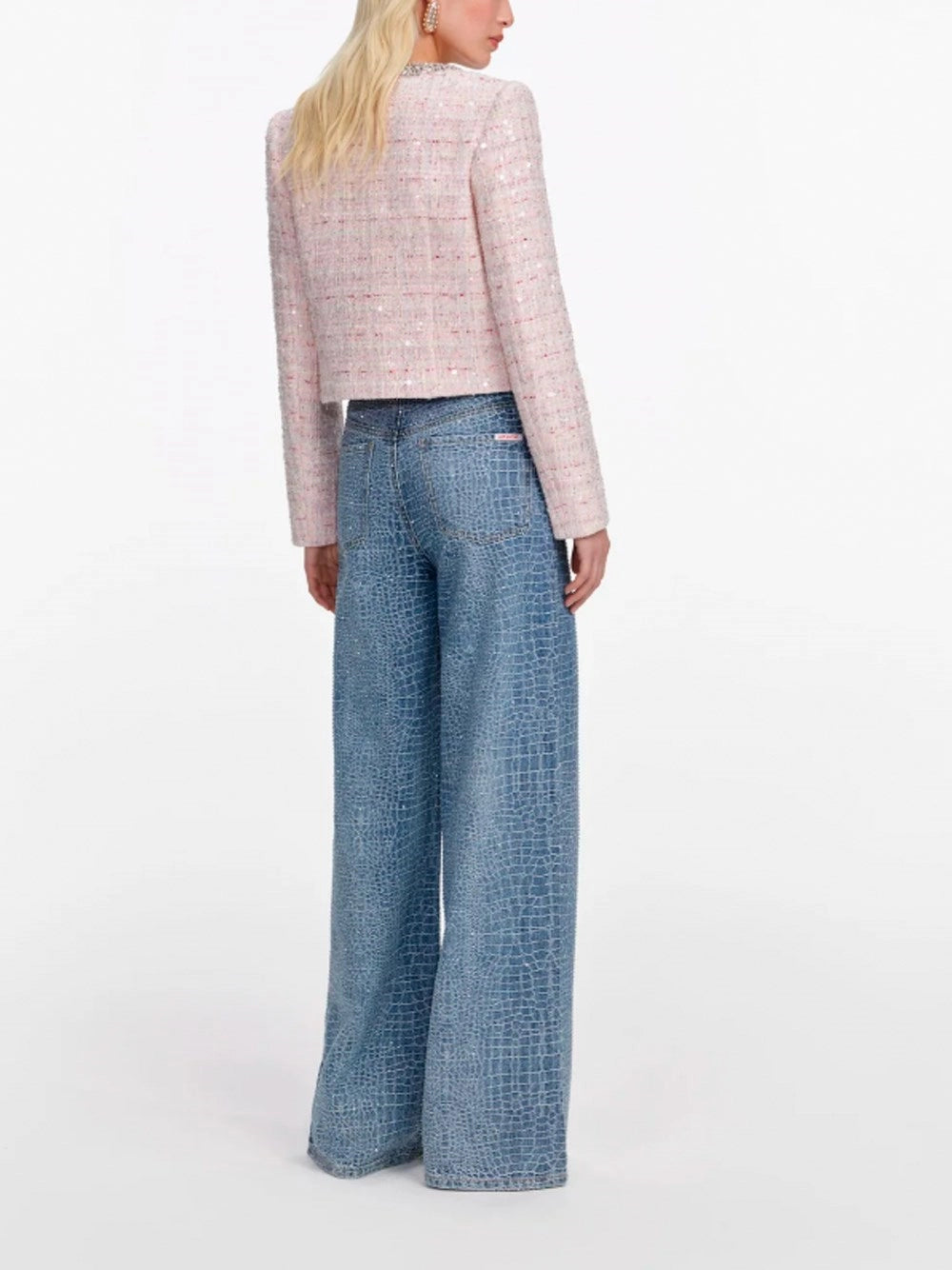 Self-Portrait Women Sequin Boucle Jacket SELF-PORTRAIT