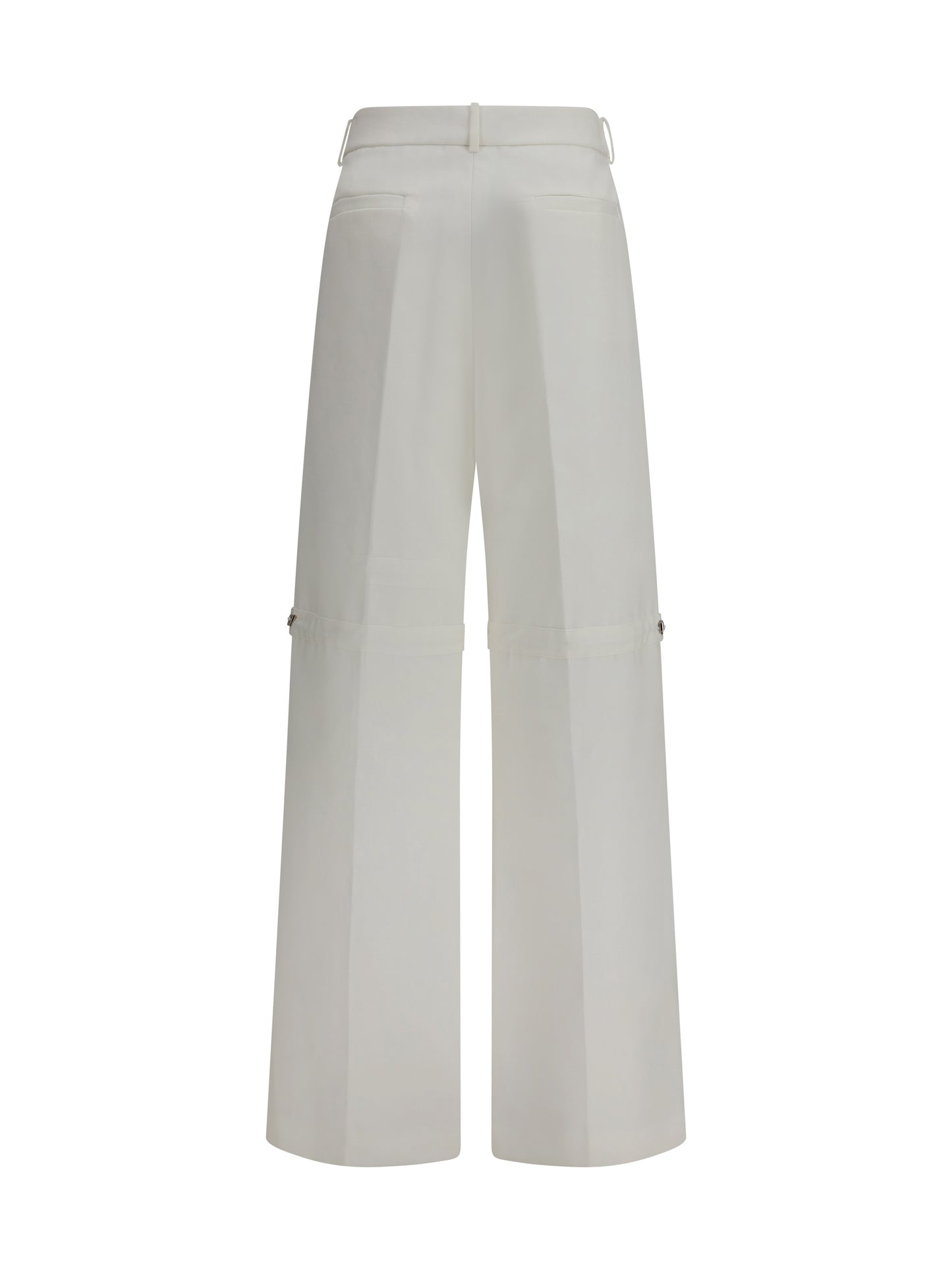 Fendi Women Pants In Cotton With Embroidered Logo FENDI